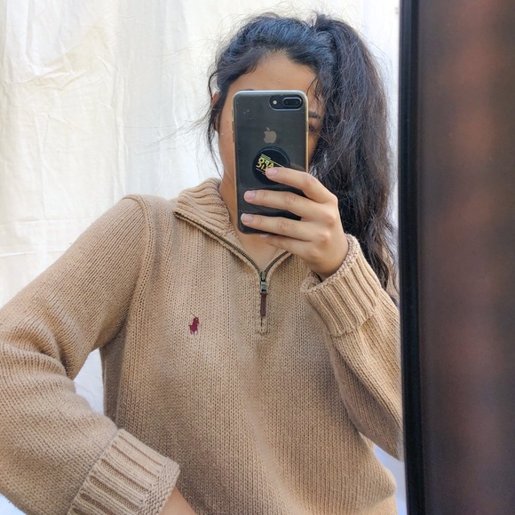 Polo Ralph Lauren Other - Vintage Polo Mock-neck Knitted Sweater